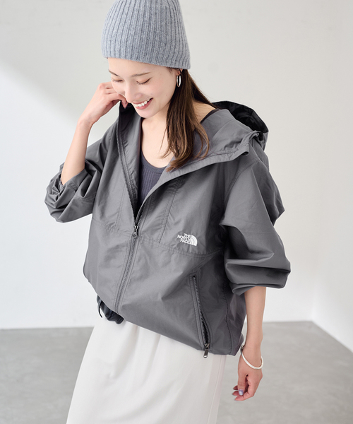FRAMeWORK(フレームワーク)の「≪新色 / 追加≫THE NORTH FACE / ザノースフェイス COMPACT ジャケット(マウンテンパーカー・レディース・スミクロ・FREE)」の14枚目の写真