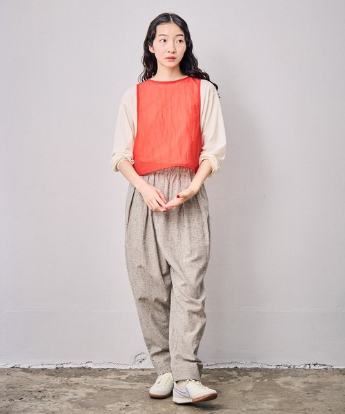 sneeuw(スニュウ)の「シアーベスト(ベスト・レディース・ブラック/レッド・ONESIZE)」の4枚目の写真