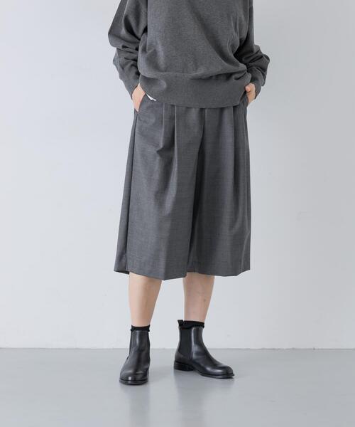 かぐれ(カグレ)の「ウールハーフパンツ(その他パンツ・レディース・グレー/ネイビー・FREE)」の5枚目の写真