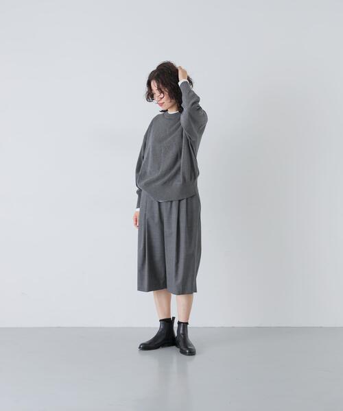 かぐれ(カグレ)の「ウールハーフパンツ(その他パンツ・レディース・グレー/ネイビー・FREE)」の7枚目の写真