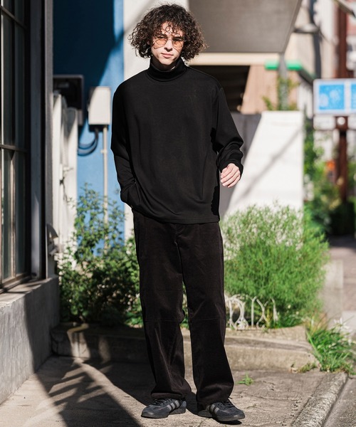 CAMBIO(カンビオ)の「mlt5899-ポンチタートルネックロンT(BP-BFA0158)(Tシャツ/カットソー・メンズ・グレー/ホワイト/ネイビー/ブラック・L/M/S)」の13枚目の写真