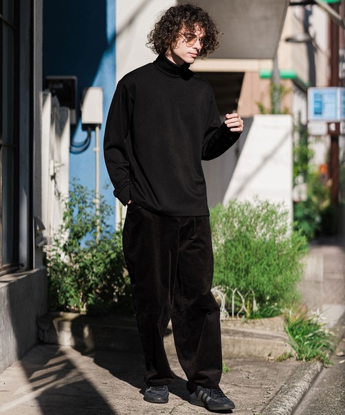 CAMBIO(カンビオ)の「mlt5899-ポンチタートルネックロンT(BP-BFA0158)(Tシャツ/カットソー・メンズ・グレー/ホワイト/ネイビー/ブラック・L/M/S)」の14枚目の写真