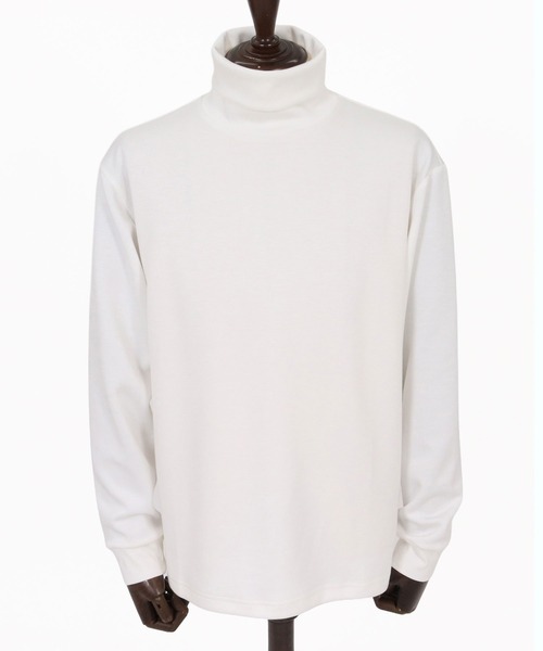 CAMBIO(カンビオ)の「mlt5899-ポンチタートルネックロンT(BP-BFA0158)(Tシャツ/カットソー・メンズ・グレー/ホワイト/ネイビー/ブラック・L/M/S)」の15枚目の写真
