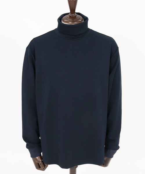 CAMBIO(カンビオ)の「mlt5899-ポンチタートルネックロンT(BP-BFA0158)(Tシャツ/カットソー・メンズ・グレー/ホワイト/ネイビー/ブラック・L/M/S)」の6枚目の写真