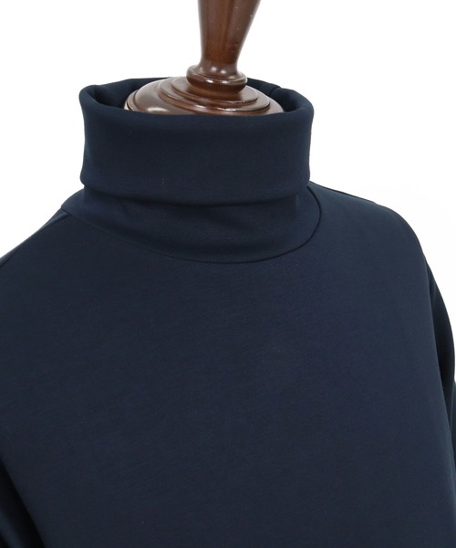 CAMBIO(カンビオ)の「mlt5899-ポンチタートルネックロンT(BP-BFA0158)(Tシャツ/カットソー・メンズ・グレー/ホワイト/ネイビー/ブラック・L/M/S)」の8枚目の写真