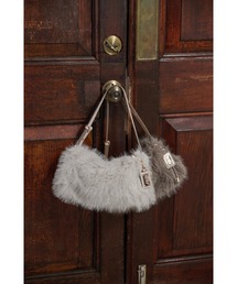 Faux Fur Top-Handle Bag