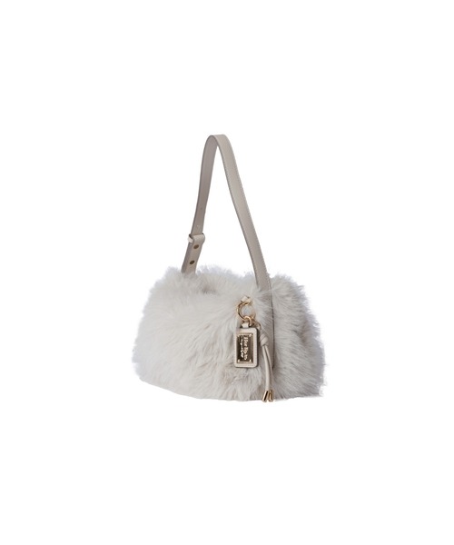 Her lip to（ハーリップトゥー）の「Faux Fur Top-Handle Bag（ハンドバッグ・レディース・ホワイト系/ブラウン系・FREE）」の21枚目の写真