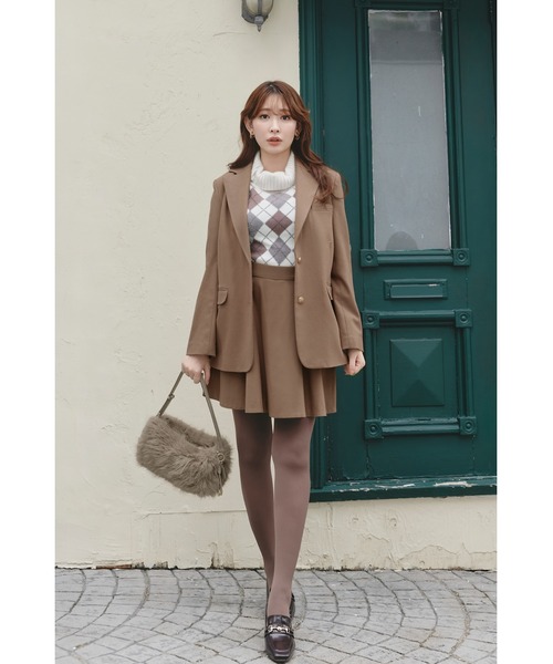 Her lip to（ハーリップトゥー）の「Faux Fur Top-Handle Bag（ハンドバッグ・レディース・ホワイト系/ブラウン系・FREE）」の18枚目の写真