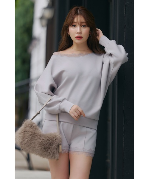Her lip to（ハーリップトゥー）の「Faux Fur Top-Handle Bag（ハンドバッグ・レディース・ホワイト系/ブラウン系・FREE）」の9枚目の写真