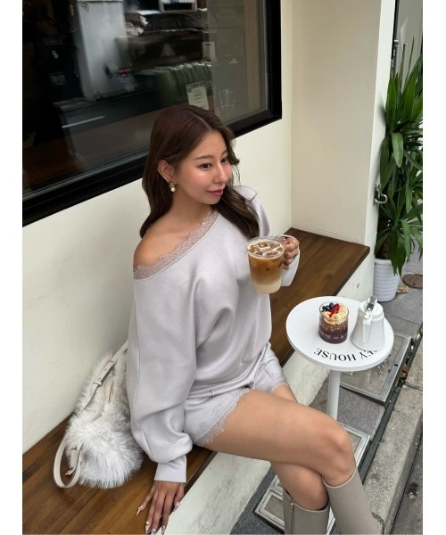 Her lip to（ハーリップトゥー）の「Faux Fur Top-Handle Bag（ハンドバッグ・レディース・ホワイト系/ブラウン系・FREE）」の14枚目の写真