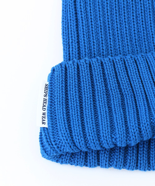 SHIPS（シップス）の「SC: SHIPS（シップス）"COOL MAX" リブ ニットキャップ（ニットキャップ/ビーニー・メンズ・ネイビー/ホワイト/オリーブ/ブルー/ダークブルー・ONE SIZE）」の14枚目の写真