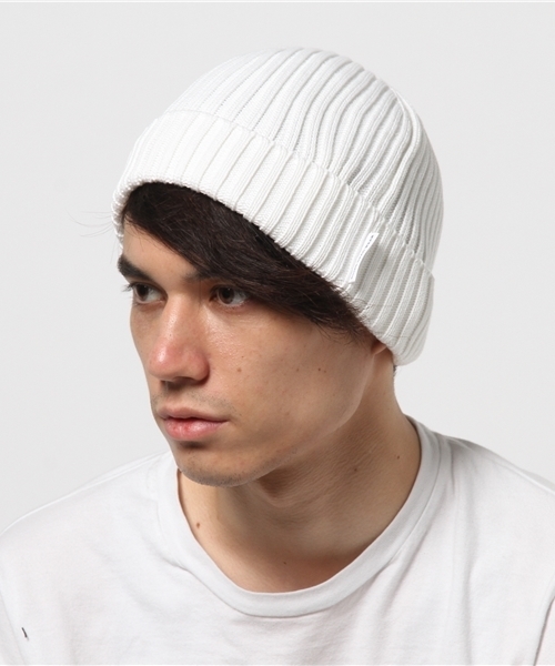SHIPS（シップス）の「SC: SHIPS（シップス）"COOL MAX" リブ ニットキャップ（ニットキャップ/ビーニー・メンズ・ネイビー/ホワイト/オリーブ/ブルー/ダークブルー・ONE SIZE）」の6枚目の写真