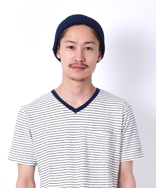 SHIPS（シップス）の「SC: SHIPS（シップス）"COOL MAX" リブ ニットキャップ（ニットキャップ/ビーニー・メンズ・ネイビー/ホワイト/オリーブ/ブルー/ダークブルー・ONE SIZE）」の7枚目の写真