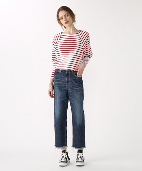 BLACK BY MOUSSY（ブラックバイマウジー）の「CAW blue Denim（デニムパンツ・レディース・ブルー・25inch/23inch/24inch/26inch）」の13枚目の写真