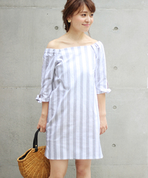 LIMITLESS LUXURY | ストライプワンピース◆(ワンピース)