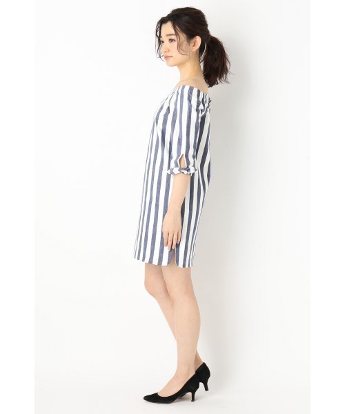 LIMITLESS LUXURY（リミットレスラグジュアリー）の「ストライプワンピース◆（ワンピース・レディース・グレー/ネイビー/サックスブルー・36/38）」の17枚目の写真