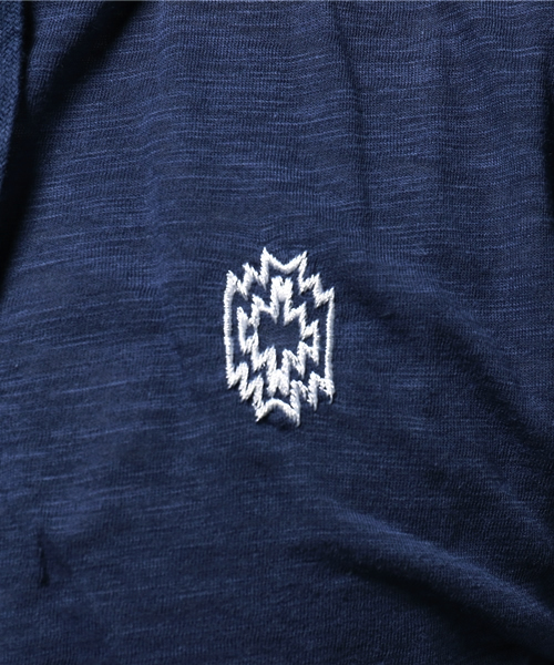 VENCEEXCHANGE（ヴァンスエクスチェンジ）の「スラブオルテガ刺繍パーカー          （パーカー・メンズ・ネイビー/オリーブ/ピンク・LARGE/MEDIUM）」の9枚目の写真