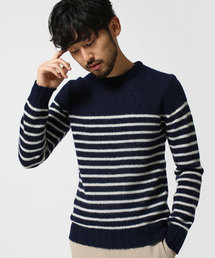 NANO universe | シェットランドボーダークルーネックニット(ニット/セーター)