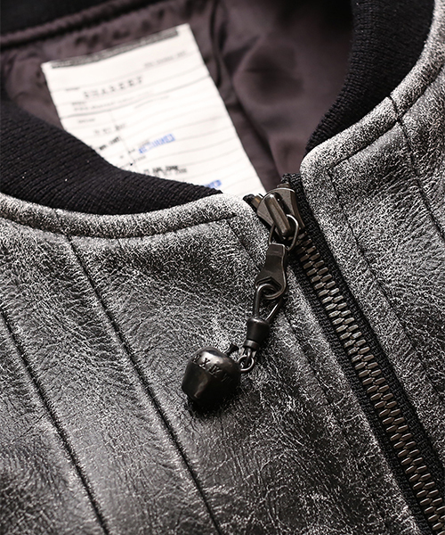 SHAREEF（シャリーフ）の「LEATHER RIB BLOUSON（ブルゾン）」 - WEAR