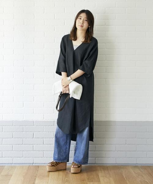 green label relaxing(グリーンレーベルリラクシング)の「KC カバードサンダル ◆(サンダル・レディース・ブラック/ベージュ/レオパード・M(23.5)/S(22.5)/L(24.5))」の18枚目の写真