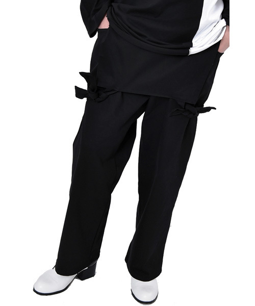 Ankorock アンコロック の フェイクオーバーオールワイドパンツ ダボダボ その他パンツ Wear