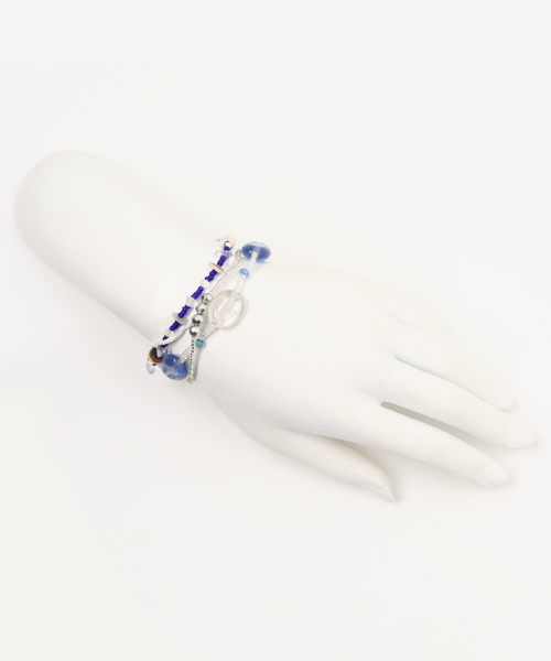 チャイハネ（チャイハネ）の「【チャイハネ】マリーノブレスレット（ブレスレット・レディース・ホワイト/ターコイズブルー/ブルー・FREE）」の6枚目の写真