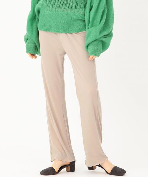 Another Edition（アナザーエディション）の「テレコイージーパンツ（その他パンツ・レディース・ベージュ/ピンク/ブラウン・フリー）」の3枚目の写真