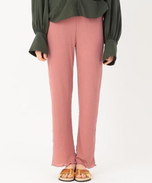 Another Edition（アナザーエディション）の「テレコイージーパンツ（その他パンツ・レディース・ベージュ/ピンク/ブラウン・フリー）」の6枚目の写真