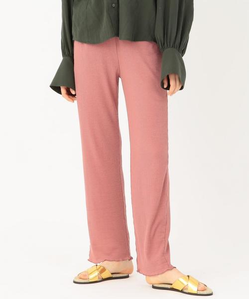 Another Edition（アナザーエディション）の「テレコイージーパンツ（その他パンツ・レディース・ベージュ/ピンク/ブラウン・フリー）」の12枚目の写真