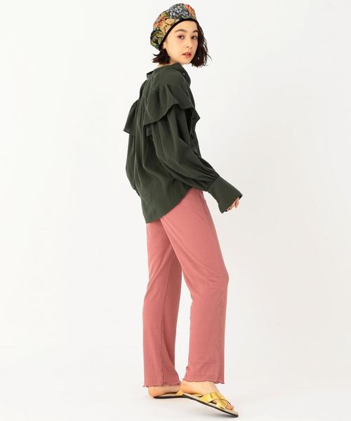 Another Edition（アナザーエディション）の「テレコイージーパンツ（その他パンツ・レディース・ベージュ/ピンク/ブラウン・フリー）」の13枚目の写真