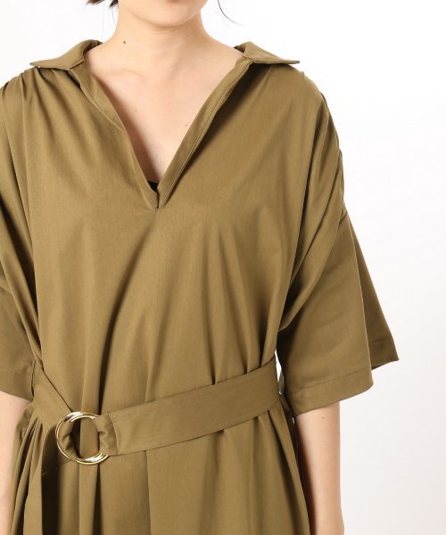 FIGARO Paris（フィガロパリ）の「トリコットマキシ丈シャツワンピース  