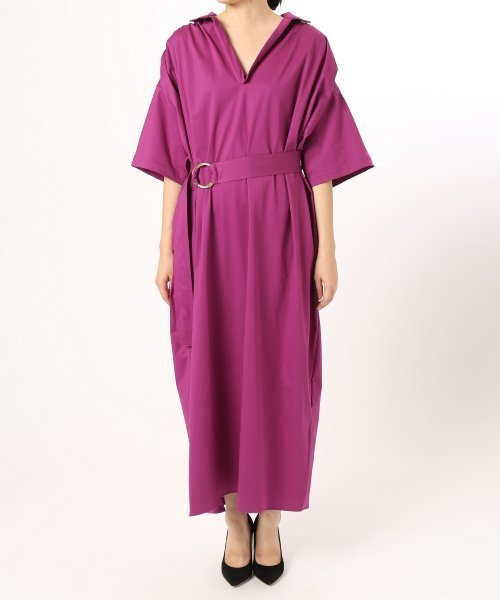 FIGARO Paris（フィガロパリ）の「トリコットマキシ丈シャツワンピース  