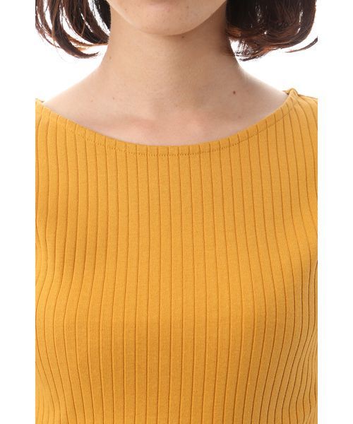 NATURAL BEAUTY BASIC(ナチュラルビューティーベーシック)の「コットンフライスプルオーバー(Tシャツ/カットソー・レディース・ホワイト系その他/ブラック/イエロー系その他・MEDIUM)」の19枚目の写真