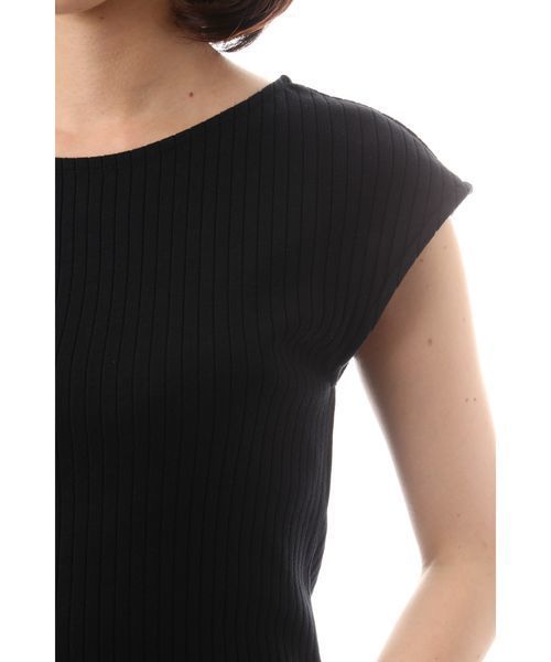 NATURAL BEAUTY BASIC(ナチュラルビューティーベーシック)の「コットンフライスプルオーバー(Tシャツ/カットソー・レディース・ホワイト系その他/ブラック/イエロー系その他・MEDIUM)」の16枚目の写真