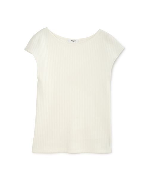 NATURAL BEAUTY BASIC(ナチュラルビューティーベーシック)の「コットンフライスプルオーバー(Tシャツ/カットソー・レディース・ホワイト系その他/ブラック/イエロー系その他・MEDIUM)」の11枚目の写真