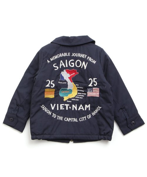 BREEZE（ブリーズ）の「ベトジャン（その他アウター・キッズ・ネイビー/カモフラージュ・110/160/130/140/100/120/150/95/90/80）」の15枚目の写真