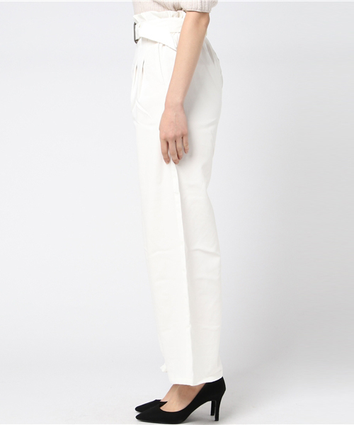 KOBE LETTUCE（コウベレタス）の「こなれ感のある旬デザイン！ウエストラッピンク☆ベルト付ワイドパンツ/レディースボトムス/神戸レタス[M1745]（その他パンツ・レディース・オフホワイト/ピンク/グレー系その他/ブラック/ピンク系その他/ネイビー・FREE）」の9枚目の写真