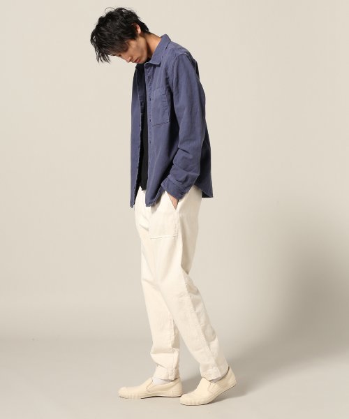 SAVE KHAKI UNITED（セーブカーキユナイテッド）の「HOMEWORK Chamois Garden Pant＃（その他パンツ・メンズ・ネイビー/アイボリー・SMALL/MEDIUM/LARGE/X-SMALL）」の4枚目の写真