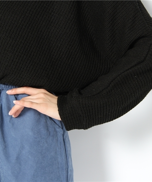 Chico（チコ）の「MIXニット×コクーンスカートワンピース（ワンピース・レディース・ベージュ/ダークグレー/ブラック/アイボリー/ベージュ系その他・FREE）」の8枚目の写真