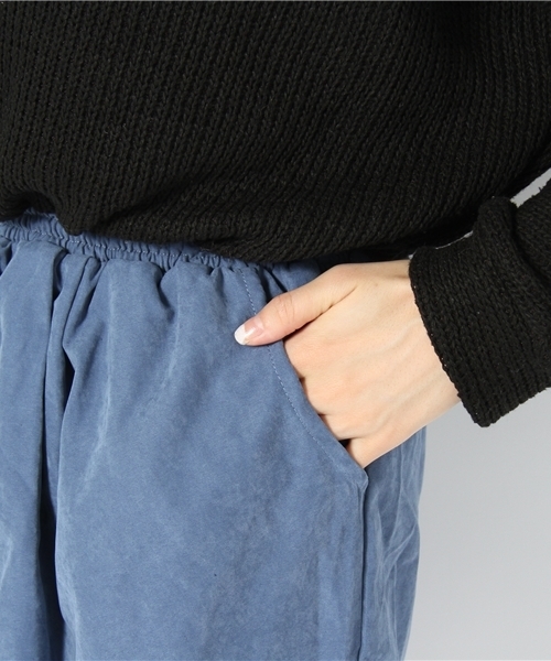 Chico（チコ）の「MIXニット×コクーンスカートワンピース（ワンピース・レディース・ベージュ/ダークグレー/ブラック/アイボリー/ベージュ系その他・FREE）」の10枚目の写真