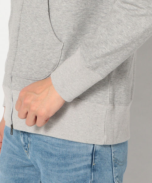 Curly（カーリー）の「CURLY for SHIPS: 別注 ZIP パーカー（パーカー・メンズ・グレー/キャメル/ネイビー・LARGE/MEDIUM/SMALL）」の9枚目の写真