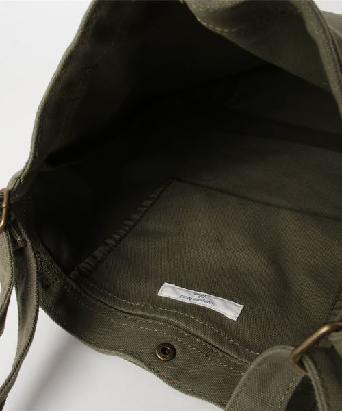 Samansa Mos2 blue（サマンサモスモスブルー）の「キャンバス2wayトートバッグ（トートバッグ・レディース・キナリ/ブラック/ネイビー/グレー/カーキ・ﾌﾘ-）」の9枚目の写真