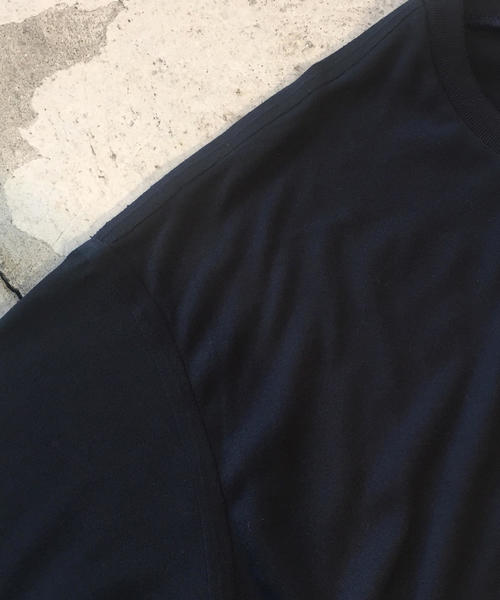 DESCENTE PAUSE（デサントポーズ）の「【別注】＜DESCENTE PAUSE＞∴ カットソーマキシワンピース -吸汗速乾- о（ワンピース・レディース・ベージュ/ネイビー/イエロー・FREE）」の6枚目の写真