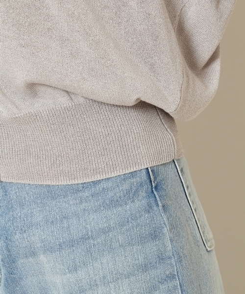 PAGEBOY（ページボーイ）の「Vカーデハイツイスト（カーディガン/ボレロ・レディース・ホワイト/ブルー/ライトグレー/ブラック/ベージュ・FREE）」の17枚目の写真