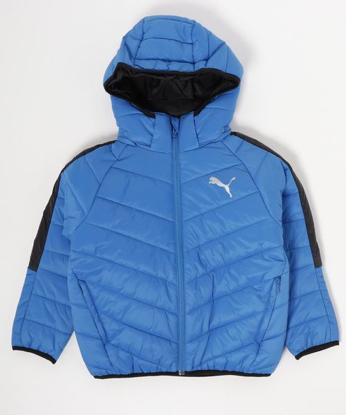 PUMA(プーマ)の「PUMA プーマ 中綿ジャケット コート アウター (KIDS・キッズ)(ダウンジャケット/コート・キッズ・ブラック/レッド/ブルー・120/130/140/150/160)」の2枚目の写真