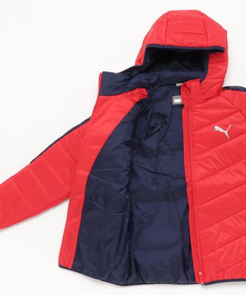 PUMA(プーマ)の「PUMA プーマ 中綿ジャケット コート アウター (KIDS・キッズ)(ダウンジャケット/コート・キッズ・ブラック/レッド/ブルー・120/130/140/150/160)」の4枚目の写真