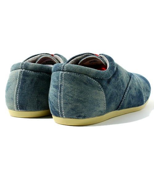 STUDY（スタディー）の「スタディ ウォッシュデニム ドロップ デッキ STUDY THE DENIM DROP（スニーカー・メンズ・インディゴブルー・22cm/23cm/24cm/26cm/27cm/28cm）」の4枚目の写真