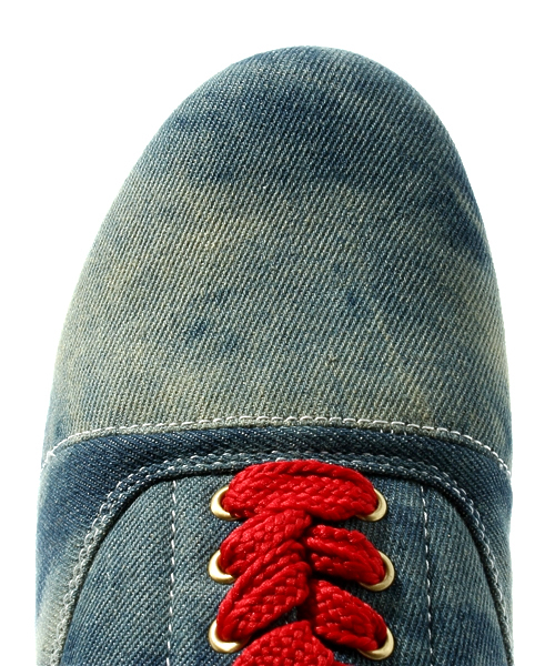 STUDY（スタディー）の「スタディ ウォッシュデニム ドロップ デッキ STUDY THE DENIM DROP（スニーカー・メンズ・インディゴブルー・22cm/23cm/24cm/26cm/27cm/28cm）」の5枚目の写真