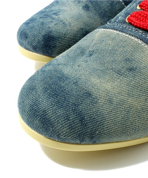 STUDY（スタディー）の「スタディ ウォッシュデニム ドロップ デッキ STUDY THE DENIM DROP（スニーカー・メンズ・インディゴブルー・22cm/23cm/24cm/26cm/27cm/28cm）」の6枚目の写真