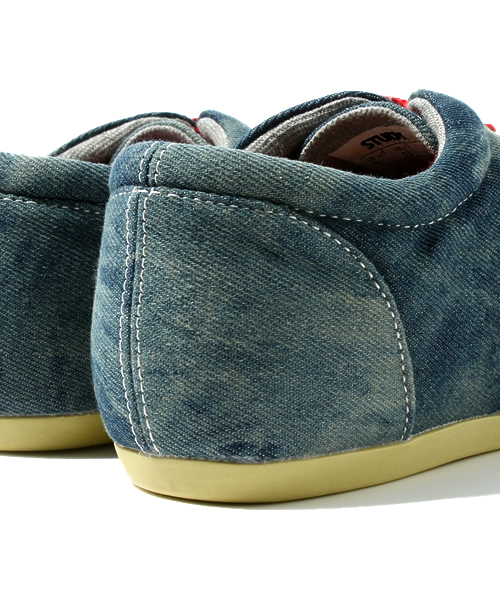 STUDY（スタディー）の「スタディ ウォッシュデニム ドロップ デッキ STUDY THE DENIM DROP（スニーカー・メンズ・インディゴブルー・22cm/23cm/24cm/26cm/27cm/28cm）」の8枚目の写真